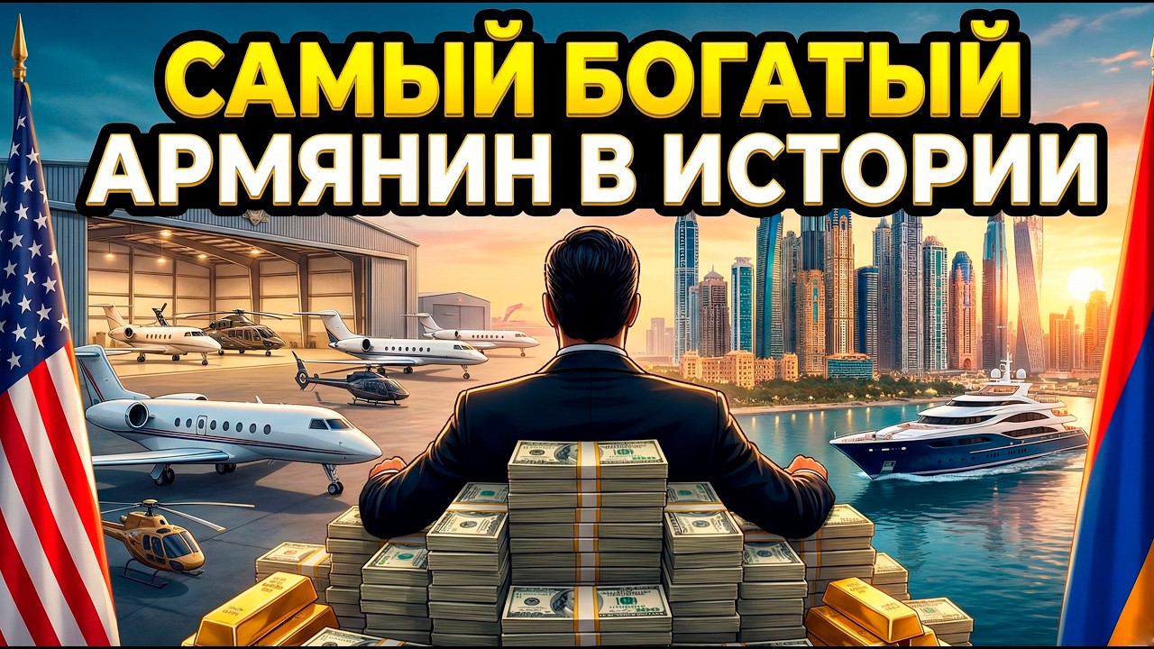 Это САМЫЙ БОГАТЫЙ Армянин за всю историю США и Мира . УДИВИТЕЛЬНАЯ история Кирка Керкоряна