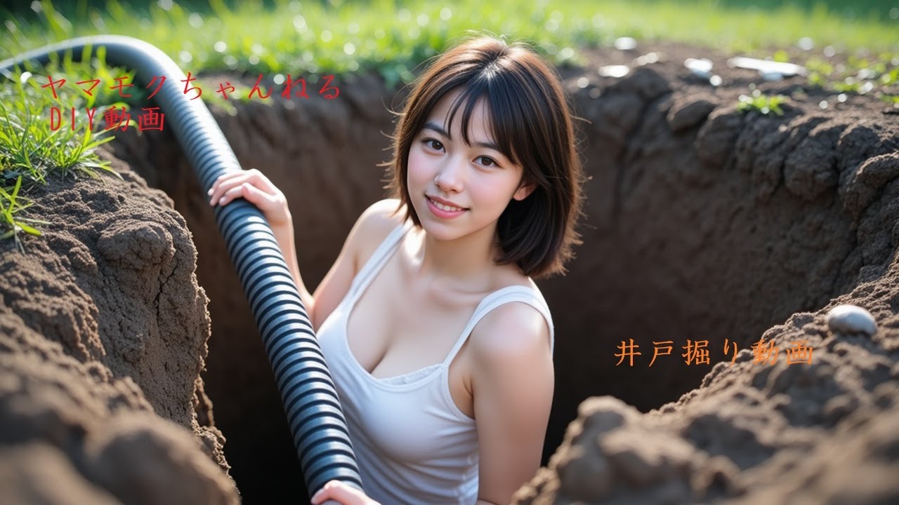 サウナの水風呂用井戸掘り動画
