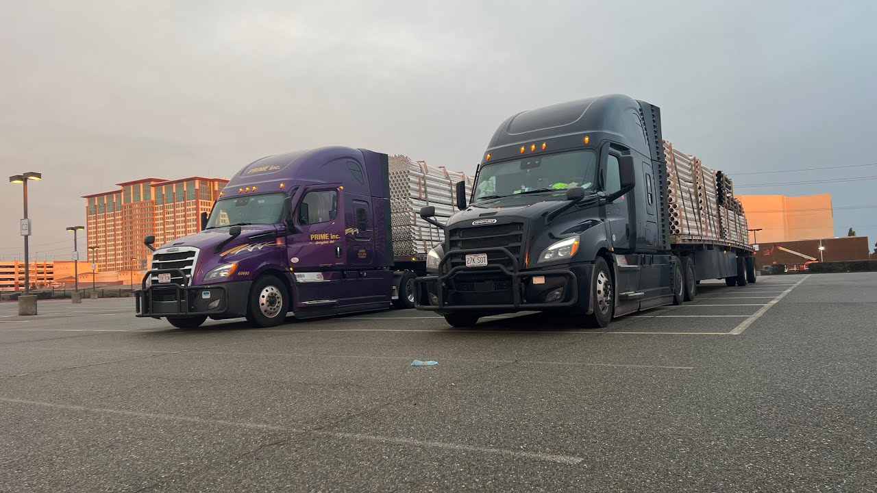 OTR Flatbed Trucking #58. Come take a ride with me. Charlotte Pipe to Ace Hardware DC.