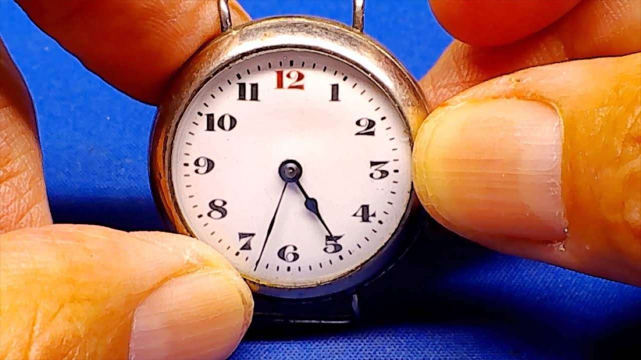 Learn to Fix A Watch at Home...  Swiss Trench Watch makes a Great Practice Piece!