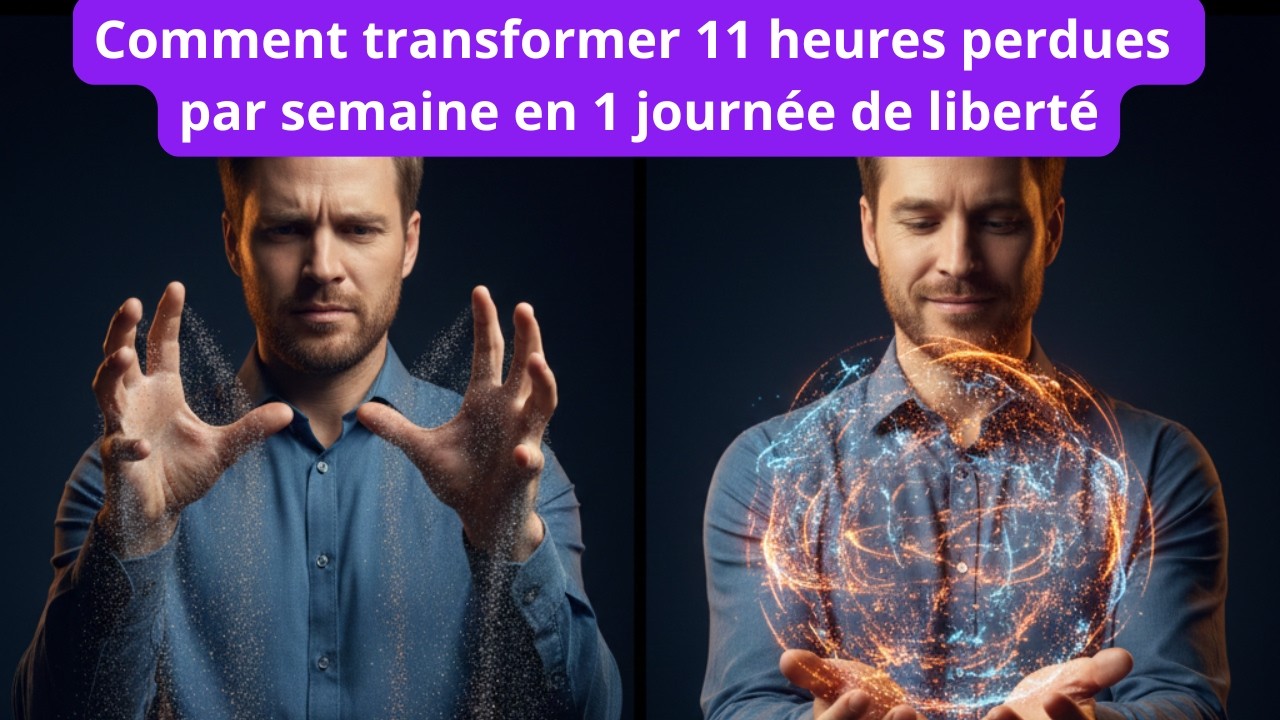 Comment transformer 11 heures perdues par semaine en 1 journée de liberté