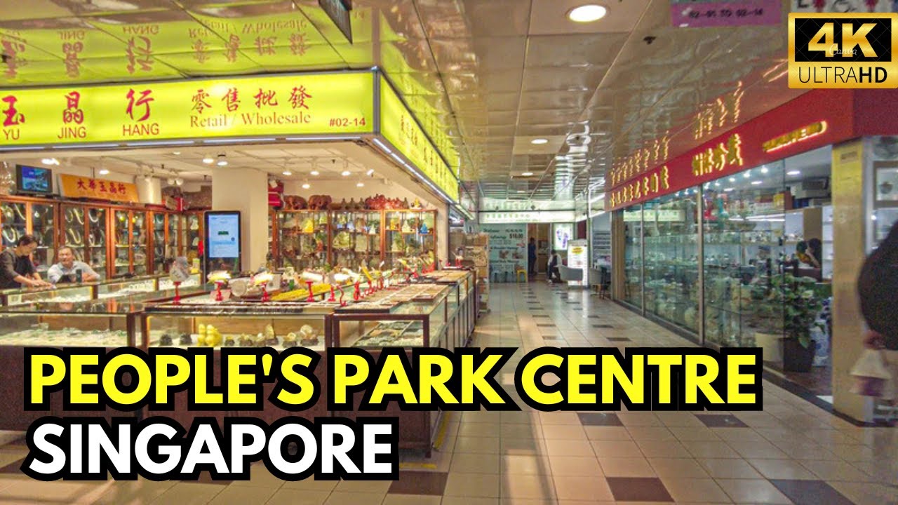 Old People's Park Centre Mall Tour~ Singapore Walking Tours [4K]