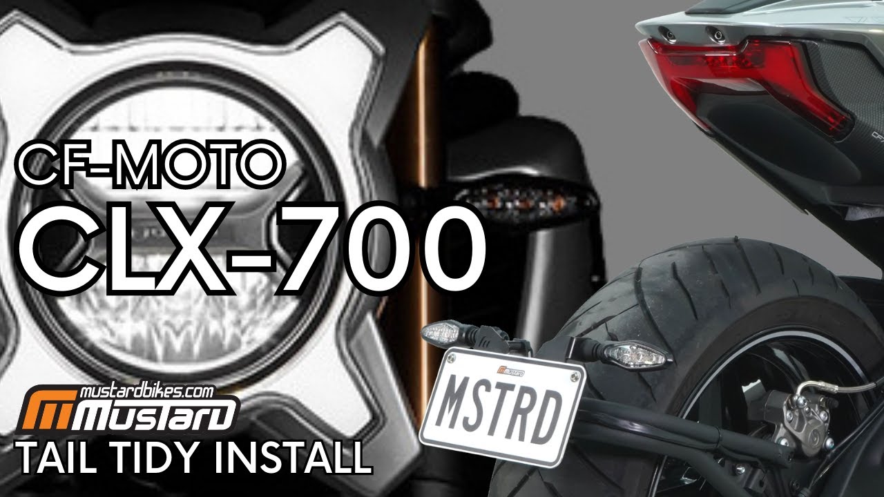 Installing a Mustard Bikes tail tidy on a 2021 CFMOTO 700 CL-X