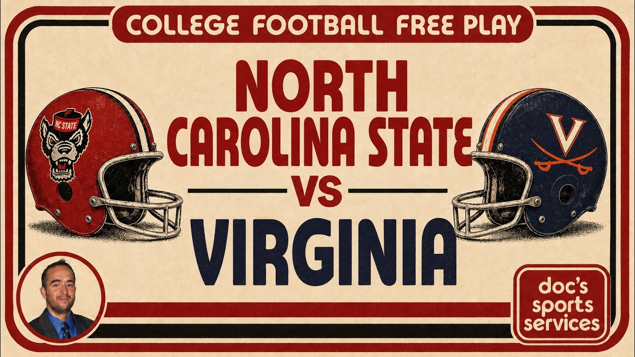 Free College Football Pick: North Carolina State vs Virginia (8/29/26) Robert Ferringo Best Bets