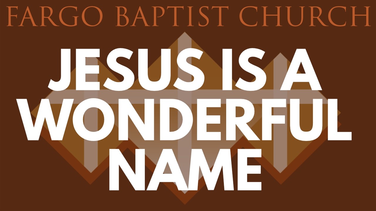 Jim  Tweeton - Jesus is a Wonderful Name