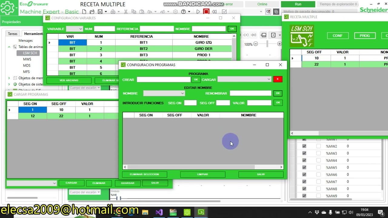 RECETA MULTIPLE P8 (Configuraci&oacute;n)