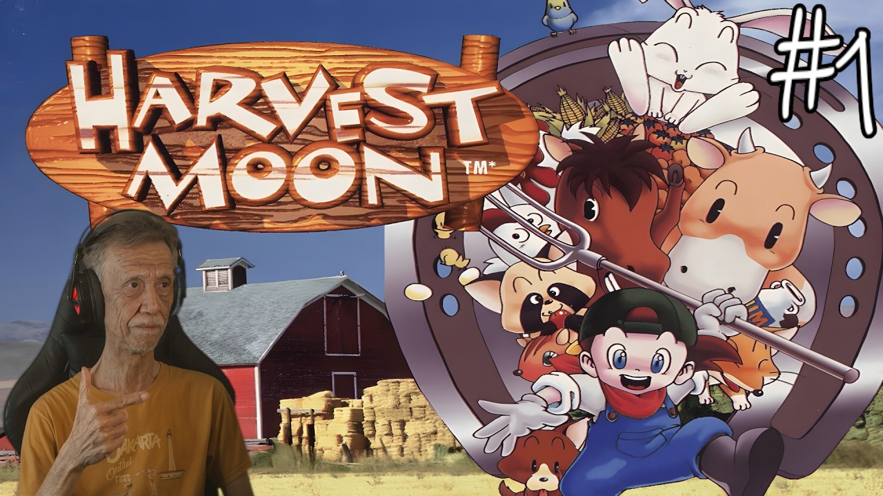 Game Legendaris Kakek Buyutnya Petani Aragon - Harvest Moon Back Indonesia #1