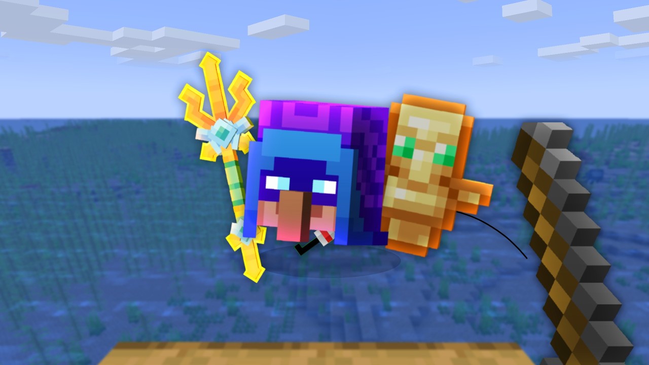 Minecraft Hunger Games, But Fishing Is Overpowered!