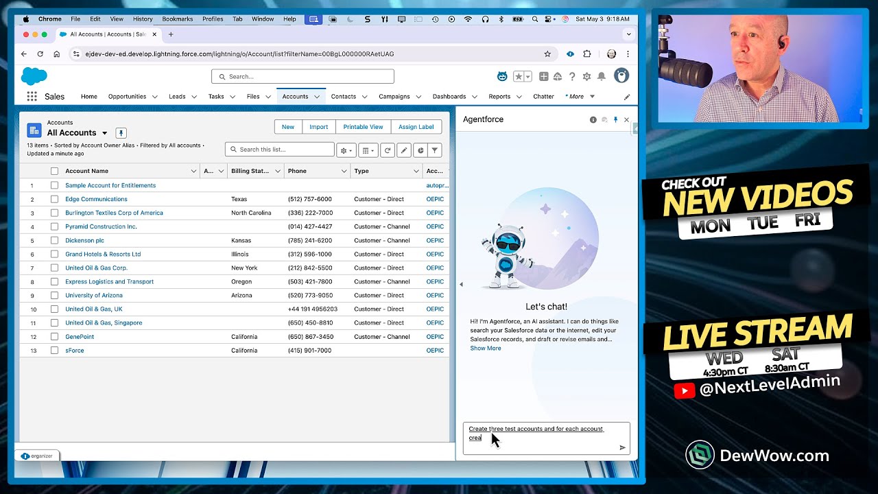 Salesforce AI - Setup and Using Agentforce Agent Topic Action - REST Callout