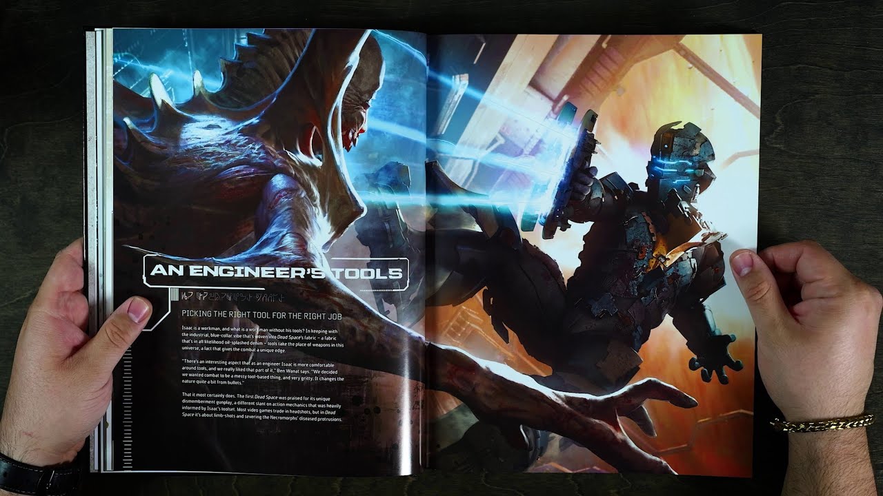 Artbook ASMR - The Art of Dead Space  - Page Turning, Relaxing ASMR