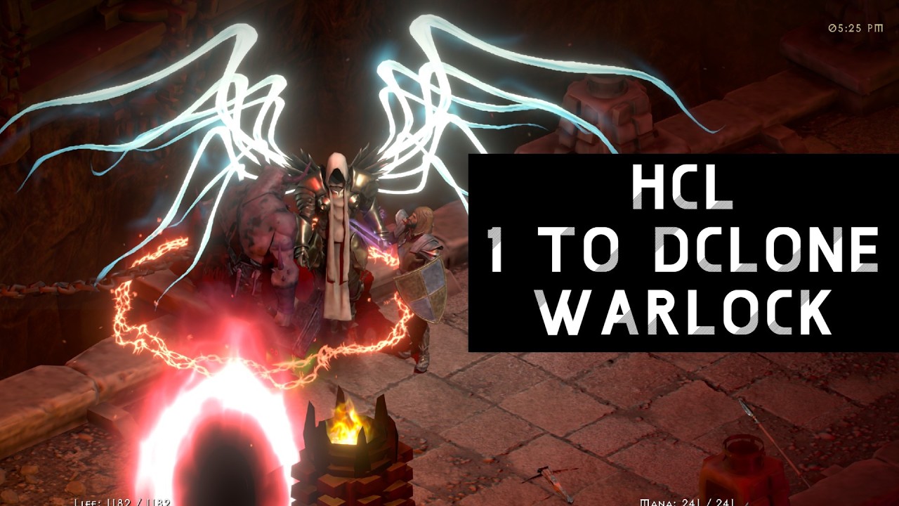 [D2R] HCL 1 to Dclone Warlock!