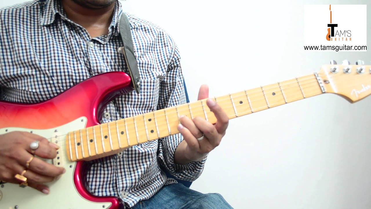 Hello (Lionel Richie)  guitar solo lesson part1 of 2 (www.tamsguitar.com)