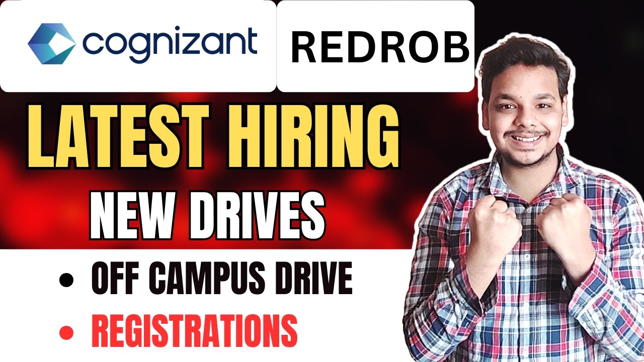 Cognizant Hiring Drive | Off Campus Drive for 2026-2022 Batch | Freshers Hiring | Latest Jobs
