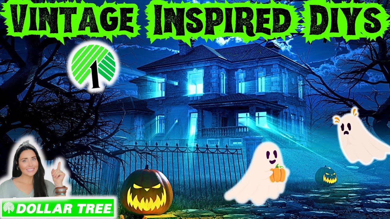 🎃Dollar tree Vintage inspired Halloween crafts & diys for decor or Sale!