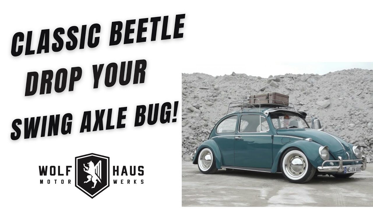 Installing Drop Spring Plates! The Better Way To Lower Your Swing Axle Classic VW Beetle or Ghia