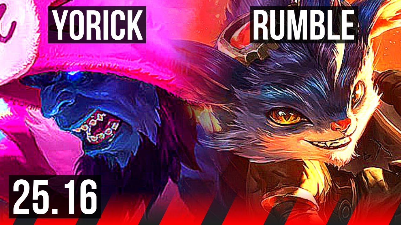 YORICK vs RUMBLE (TOP) | KR Master | 25.16
