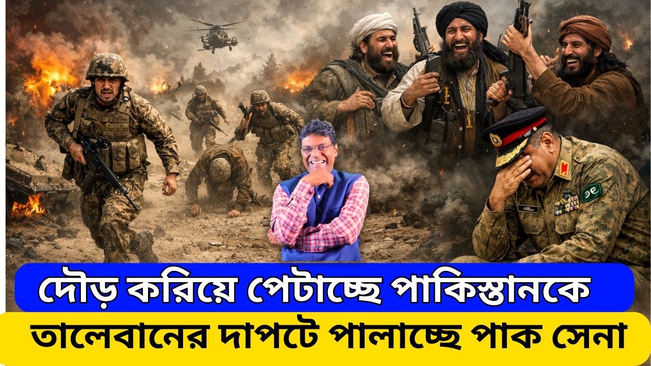 তালেবানের দাপটে পালাচ্ছে পাক সেনা।Battlefield on the Afghan-Pak border।santanu roy