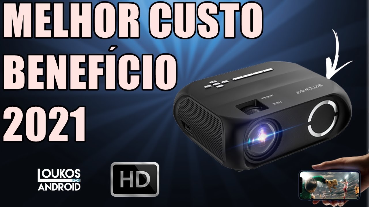 MELHOR PROJETOR CUSTO BENEFICIO 2021 [BARATO] -  Projetor BlitzWolf BW-VP11 HD