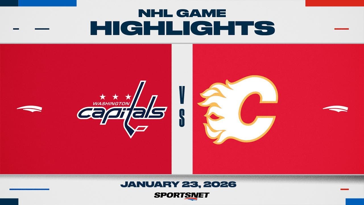 NHL Highlights | Capitals vs. Flames - January 23, 2026