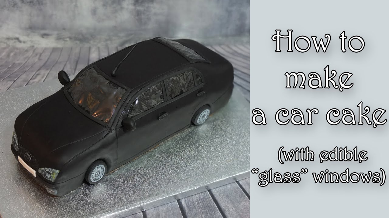 How to make a car cake with 