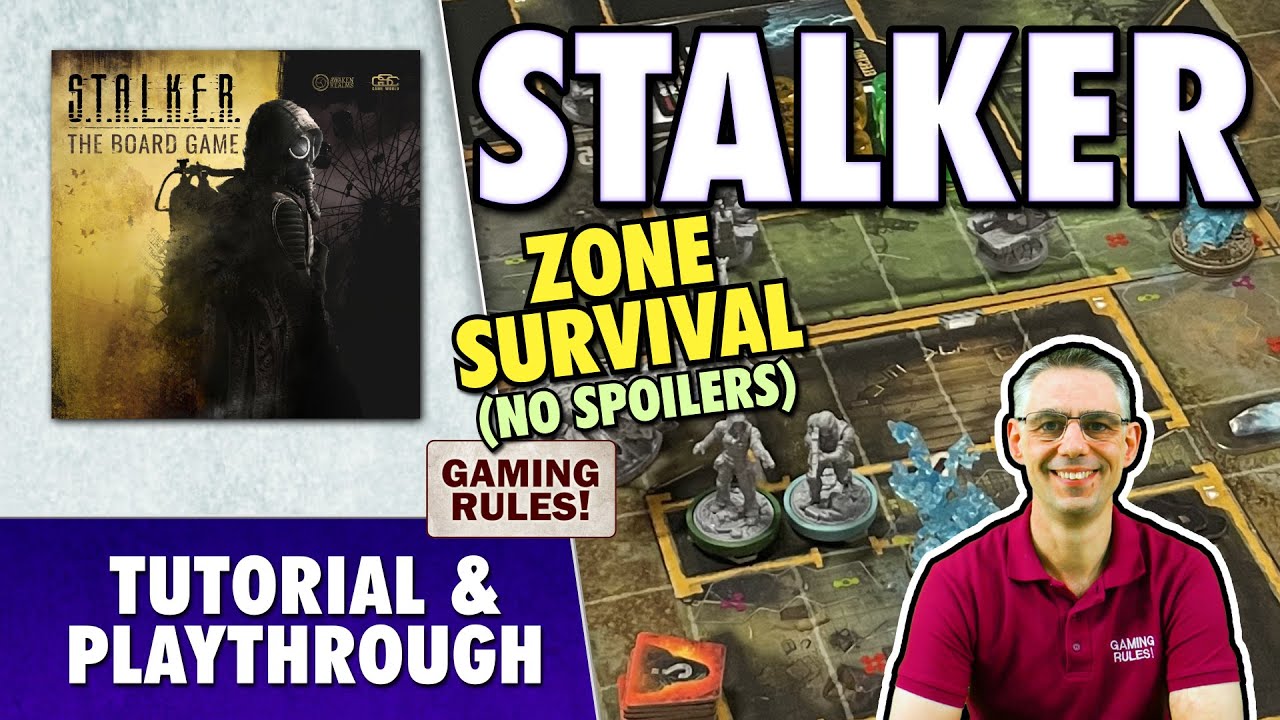 STALKER The Board Game: Tutorial & Playthrough