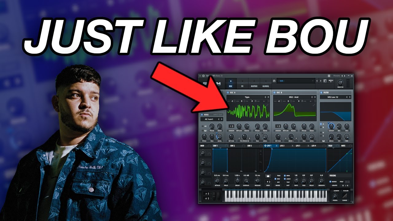 MAKING BOU STYLE DNB 🔥 SERUM DRUM AND BASS TUTORIAL