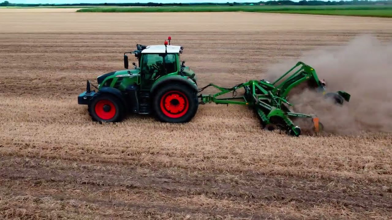 Fendt 720 Vario und Amazone Catros @FendtTV @amazonenwerke #uelzen #fendt #fendtpower