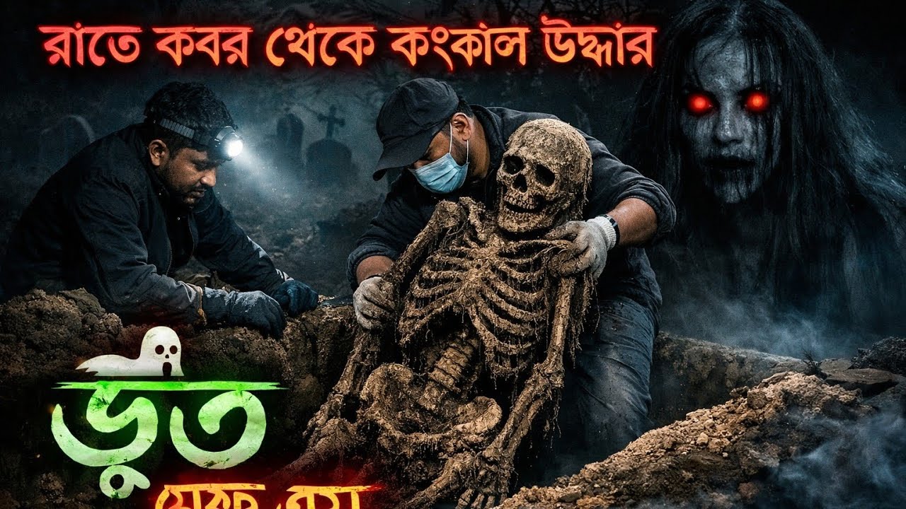 রাতে কবর থেকে কংকাল উদ্ধার || ভুত এফ এম ||ভয়ংকর ভুত এফ এম। #vutfm #vutfm2025 #bhootfm2025 #bhootfm #