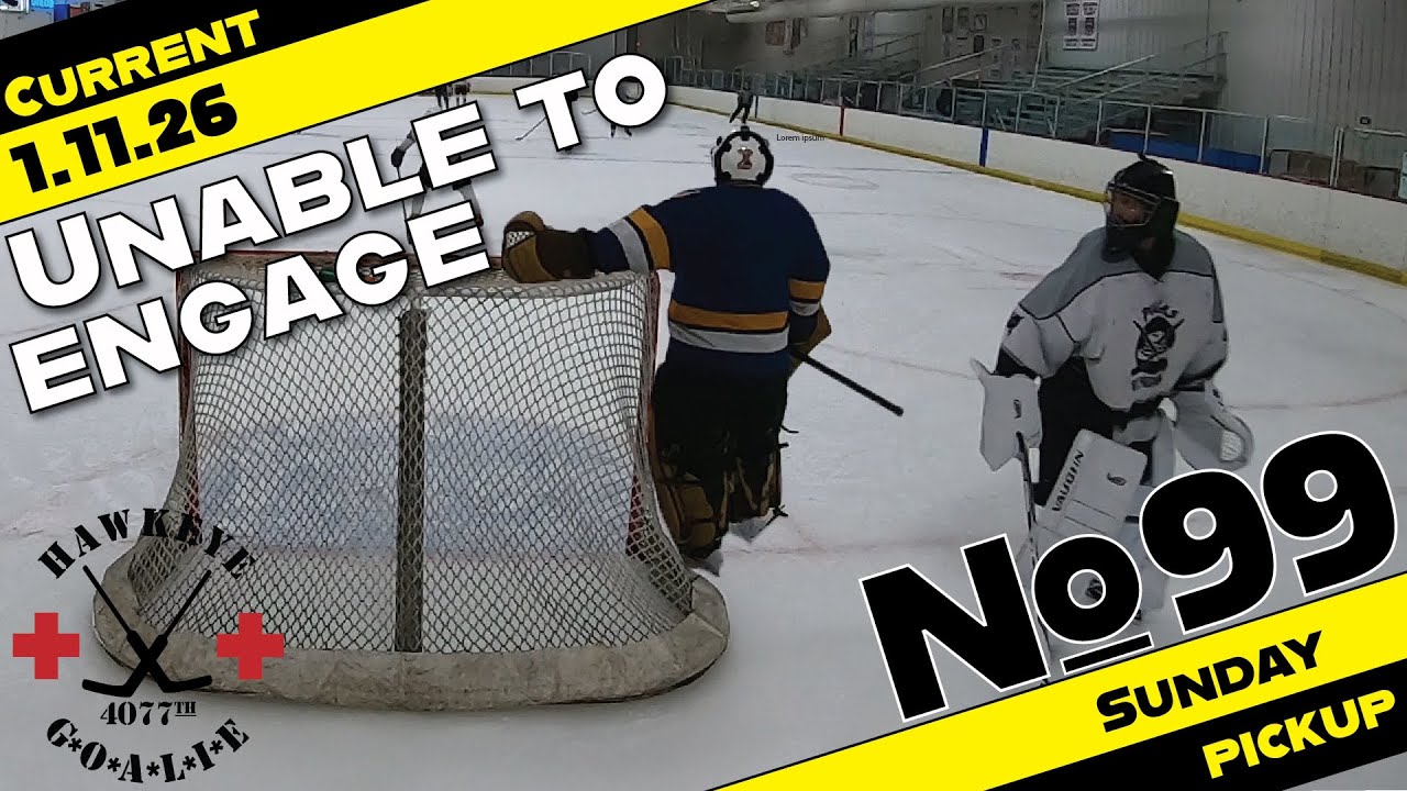 Sunday Pickup 1.11.26 [Hockey Goalie GoPro HD] (MIC'd up) No99
