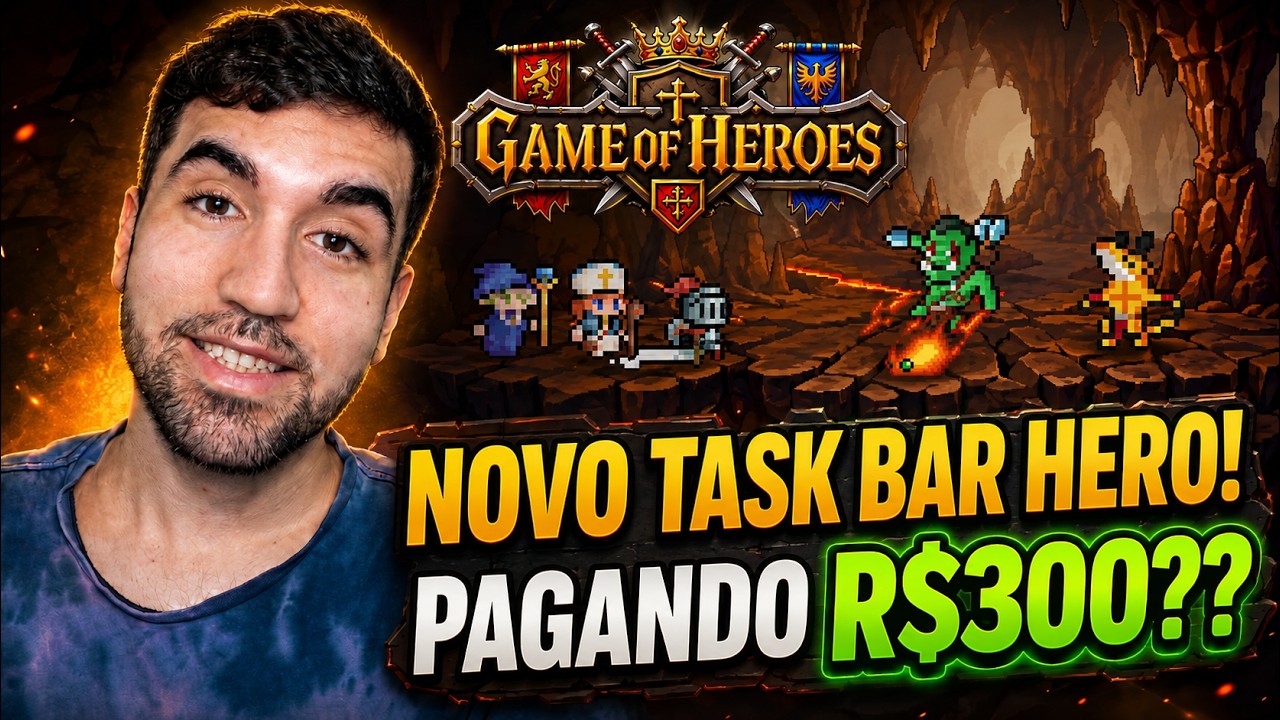 Game of Heroes: SAQUE DINHEIRO REAL no PIX NESSE JOGO IDLE!