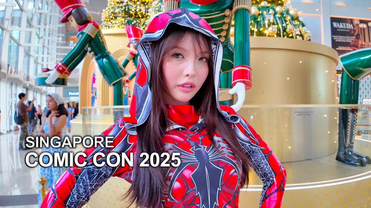 🧝‍♀️ Сингапурский Comic Con 2025 — Потрясающее творчество в косплее в Marina Bay Sands #Comiccon2...