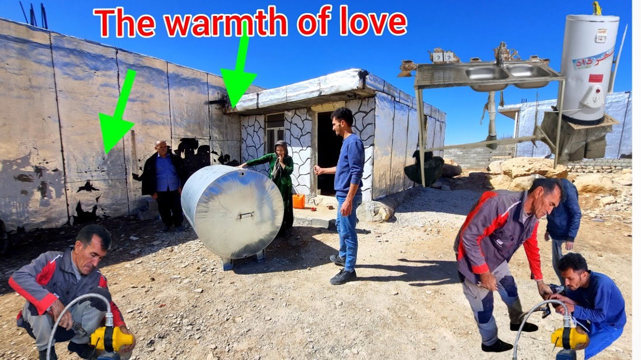 From the cold of the mountains to the warmth of love… a water tank changed everything!
