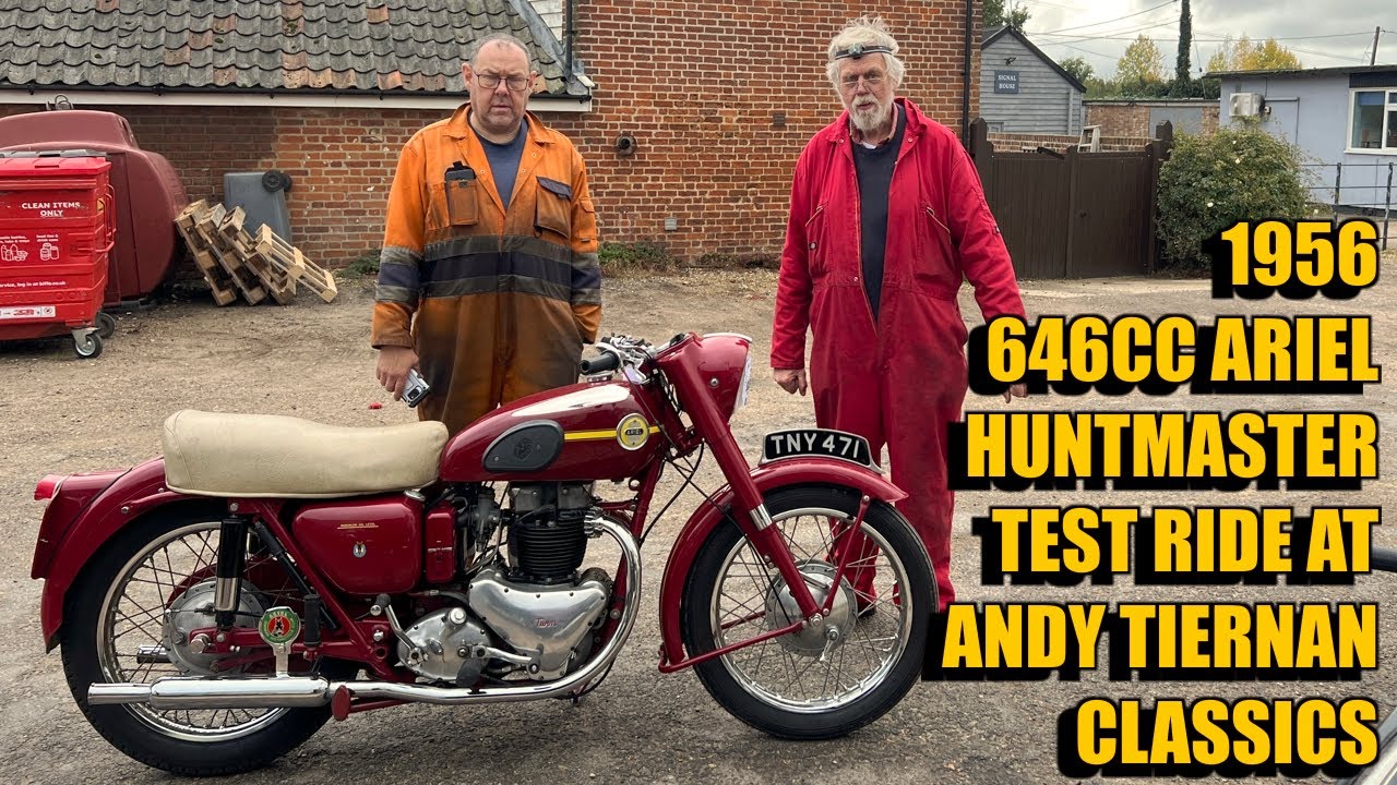 Ariel Huntmaster 650cc 1956 года на соревнованиях Andy Tiernan Classics #09379ARL