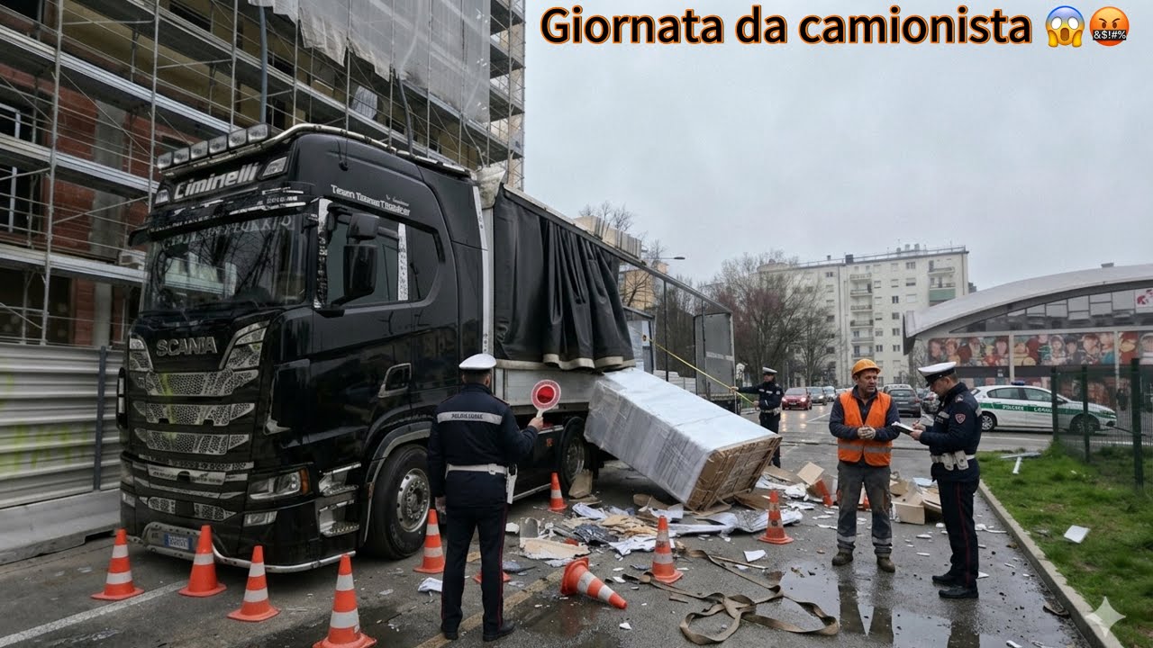 La mia giornata da CAMIONISTA!!..tra stress problemi 🤬 e trattorie 🍝