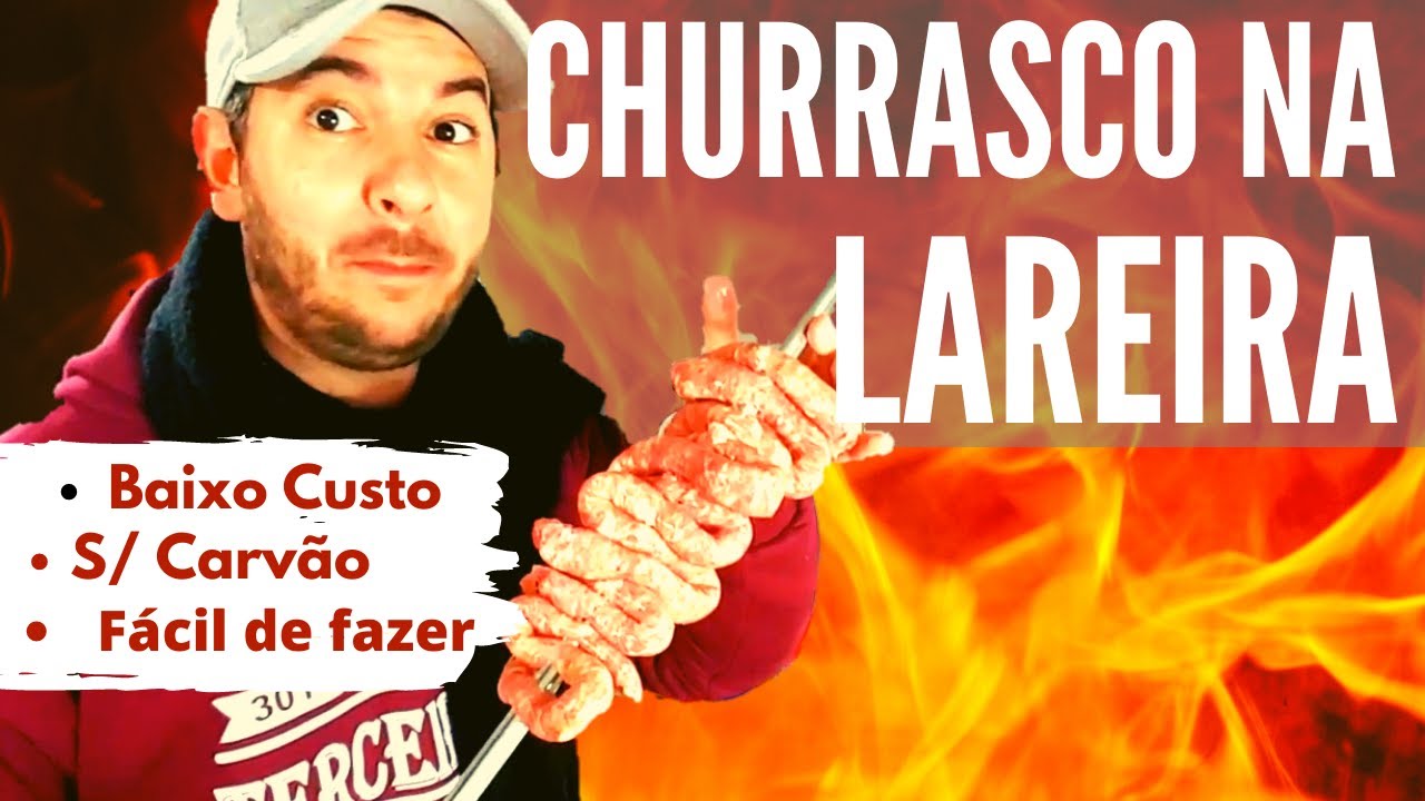 CHURRASCO NA LAREIRA - BAIXO CUSTO - FAÇA DO FRIO UM MOMENTO DE LAZER