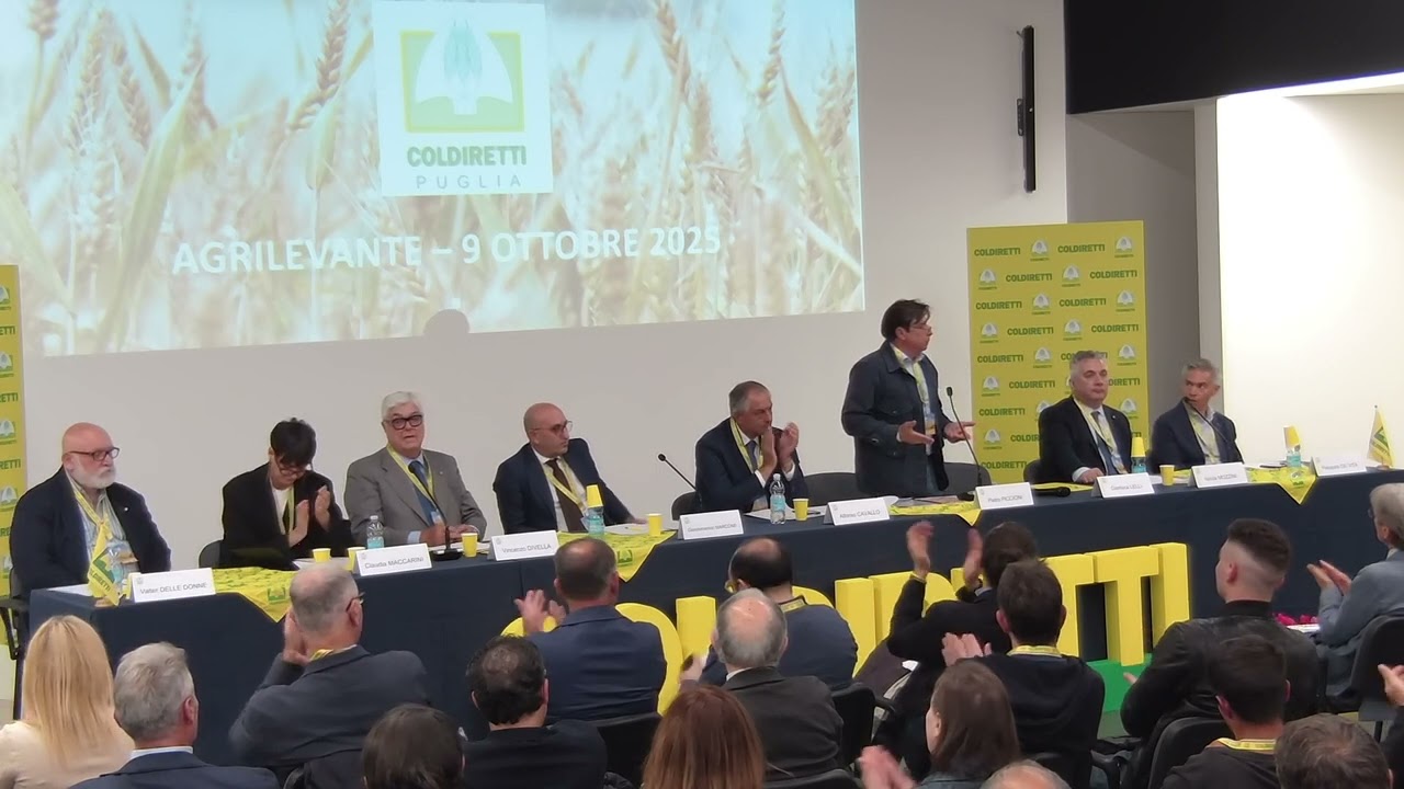 Incontro “Sfide del futuro: accordi di filiera e ricerca - Coldiretti