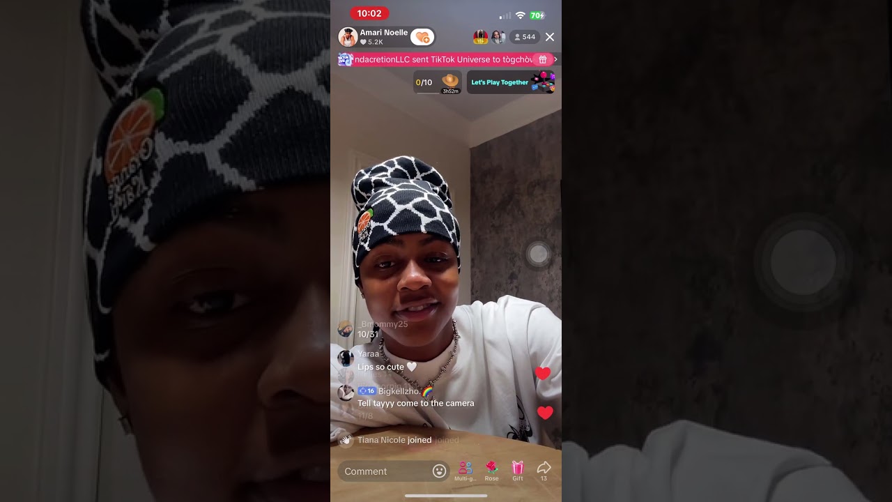 Amari Noelle TikTok live September 27, 2024