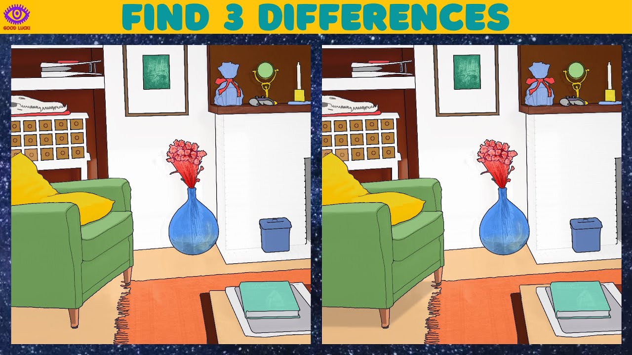 【Find the Difference】 Brain Game Puzzle - Part 408