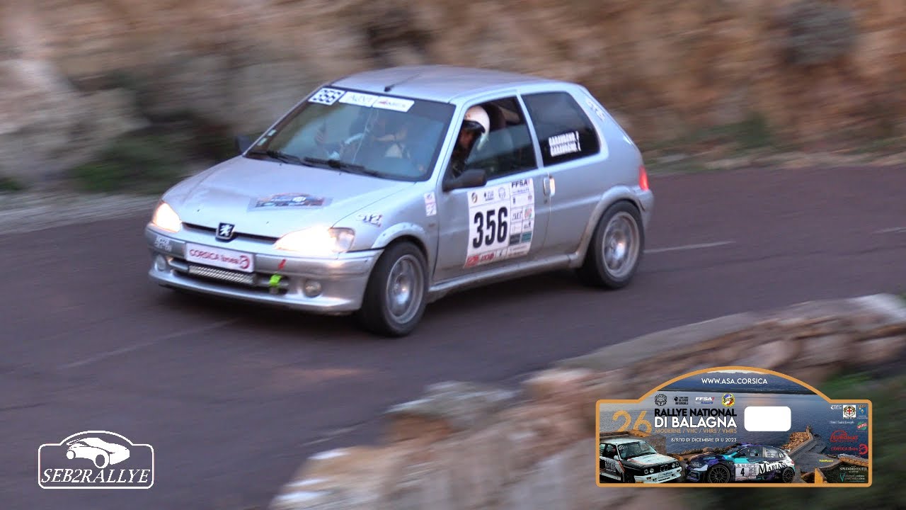frederic  GARAVAGNO  et bryan FRANCON   Rallye de BALAGNE  2023