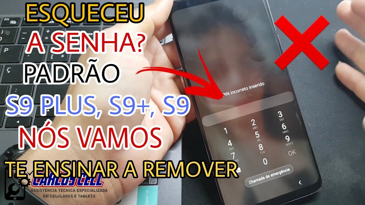 Como formatar o Samsung S9 plus e de quebra remover a conta google 2 em 1 atualizado