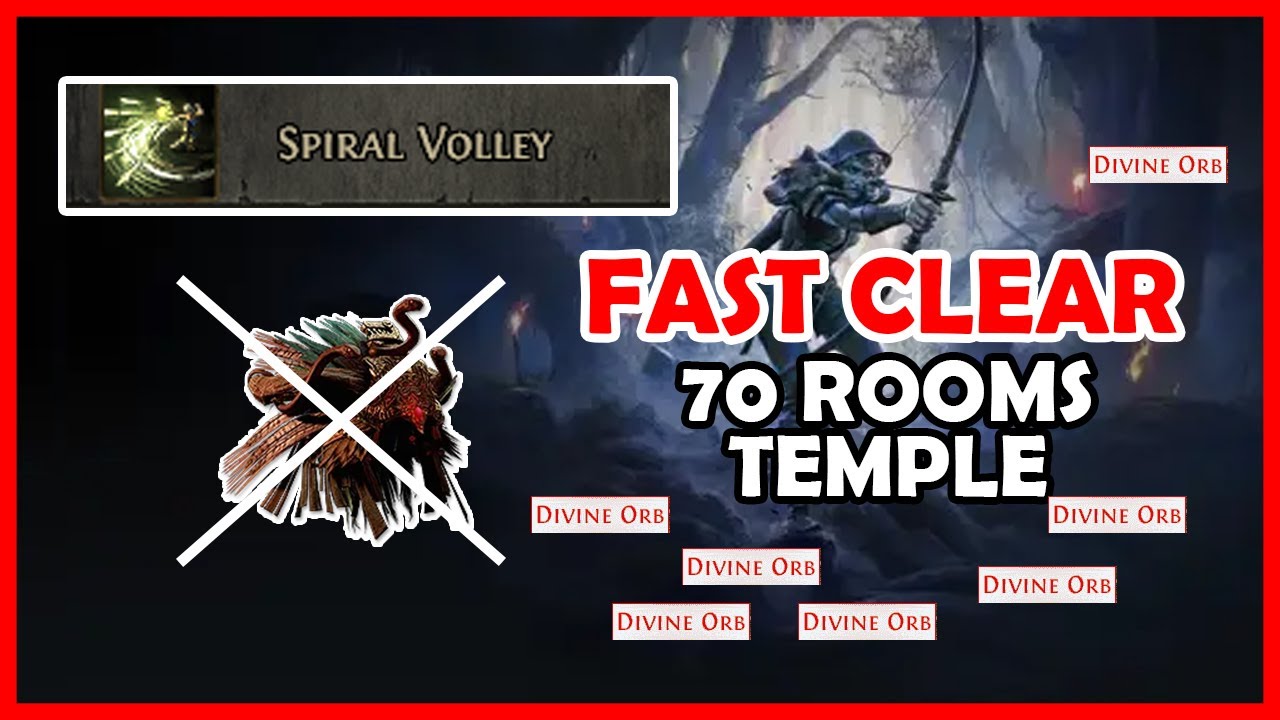 Deadeye Fast Clear | Spiral Volley 70 Rooms Temple Test