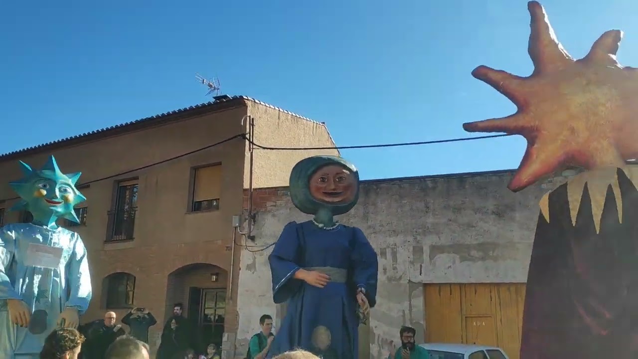 Trobada de gegants Sant Llorenç Savall. Gegants Castellar del Vallès.