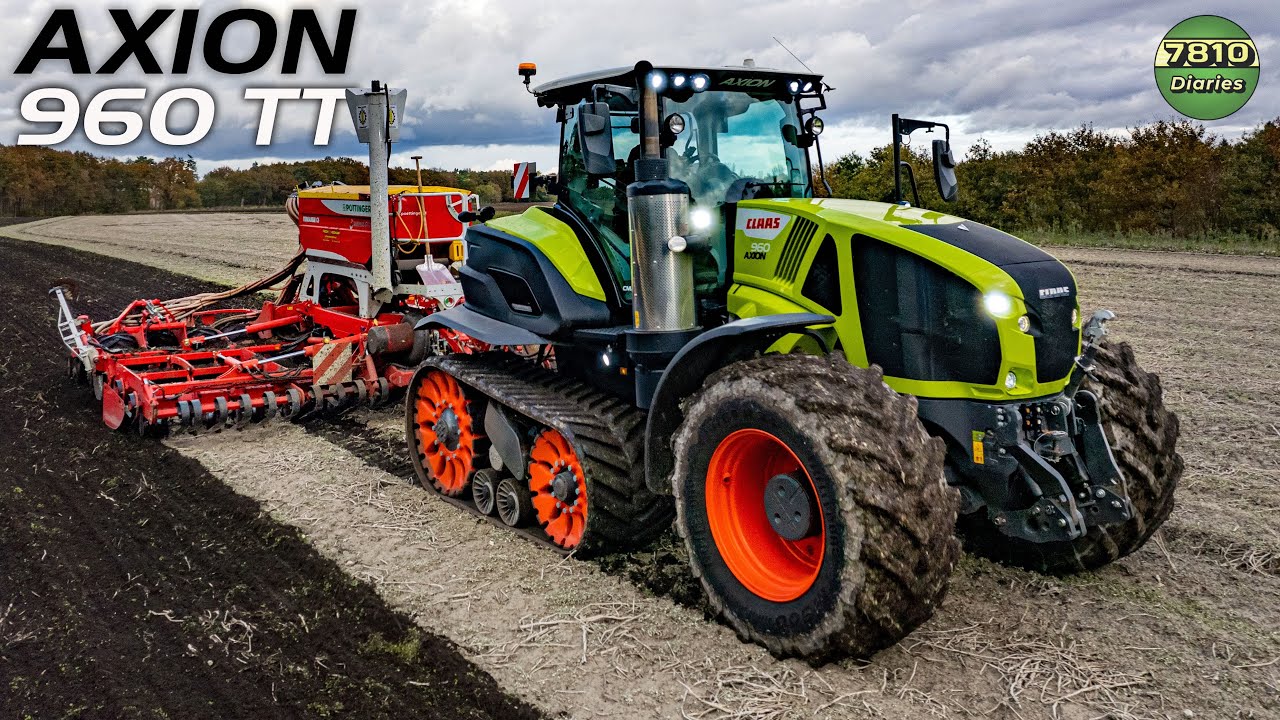 Let‘s Drive Axion 960 TT 🤯 | 450 PS Halb-Raupe im Einsatz‼️ | Bauer Struck in 4K (UHD)