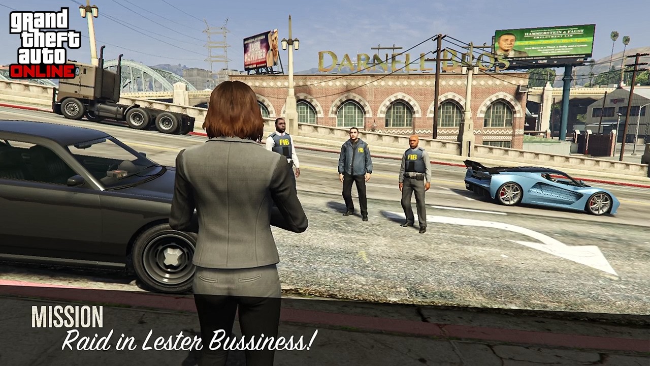 GTA Online - Raid in Lester Bussiness! Full Mission.