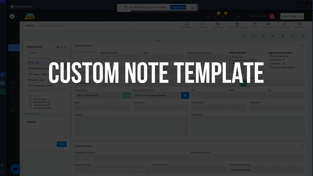 How to Create Custom Note Template - Tutorial