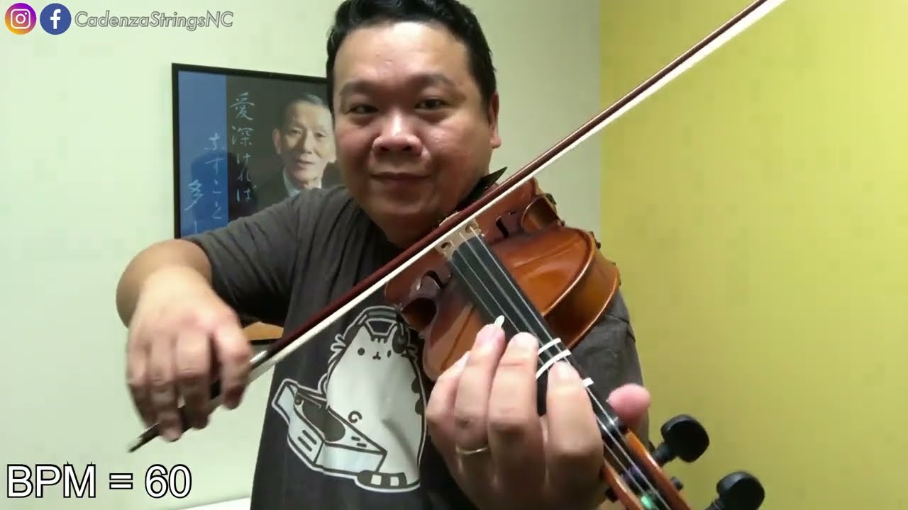 The Happy Farmer | Slow Practice | Suzuki Violin Book 1