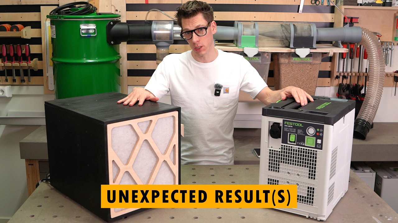 DIY HEPA air Filter VS Festool SYS-AIR M Mobile Air Purifier | Can I Beat Them?