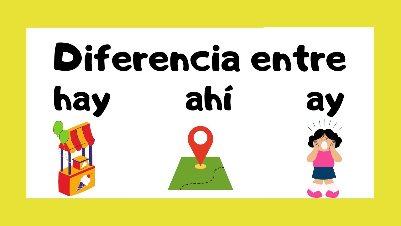🔴 Diferencia entre HAY - AHÍ y AY 👩🏻‍🏫| Ortografía y usos 🤓