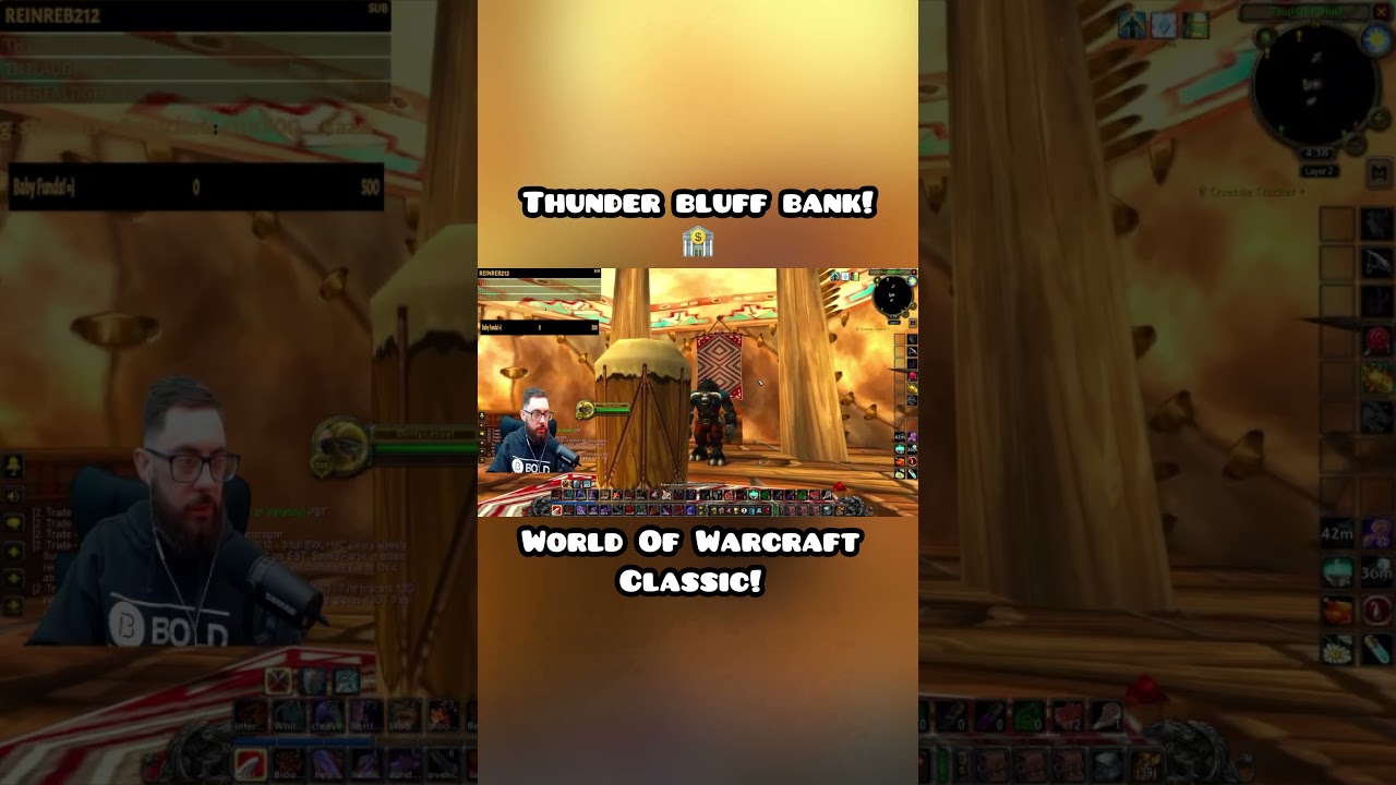 Is Thunder Bluff bank the best in World Of Warcraft Classic?#worldofwarcraftclassic #worldofwarcraft