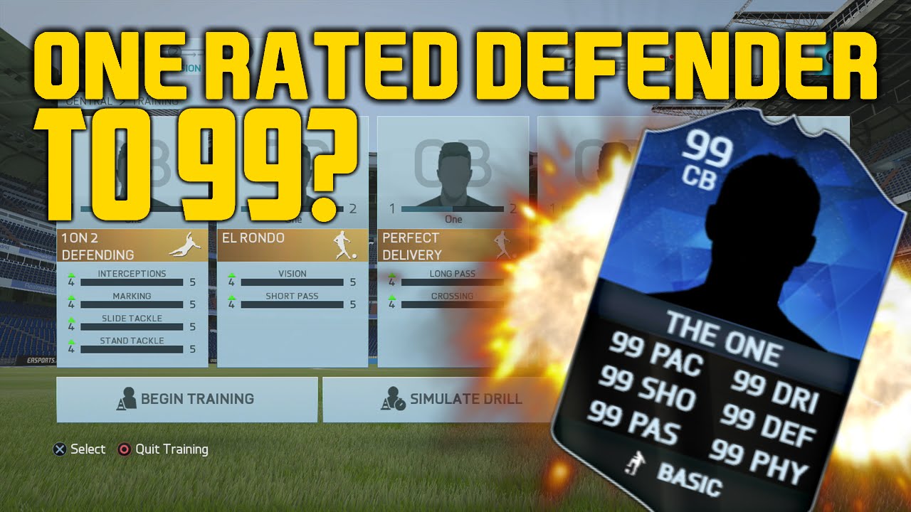 TRAINING 1 RATED DEFENDER TO 99? #2 | FIFA 16 PLAYER TRAINING
